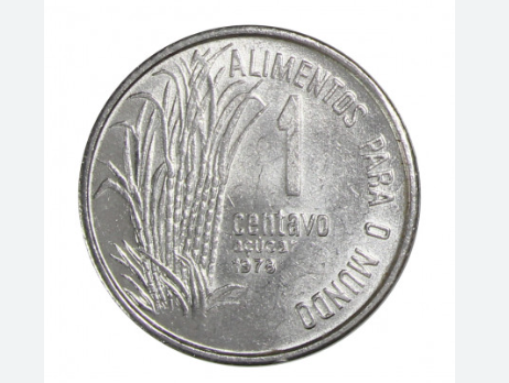 moeda de 1 centavo de 1978