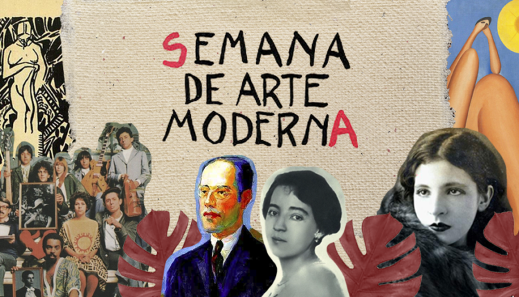 A Semana de Arte Moderna é um marco do Modernismo no Brasil. Imagem: Reprodução/ Mescla