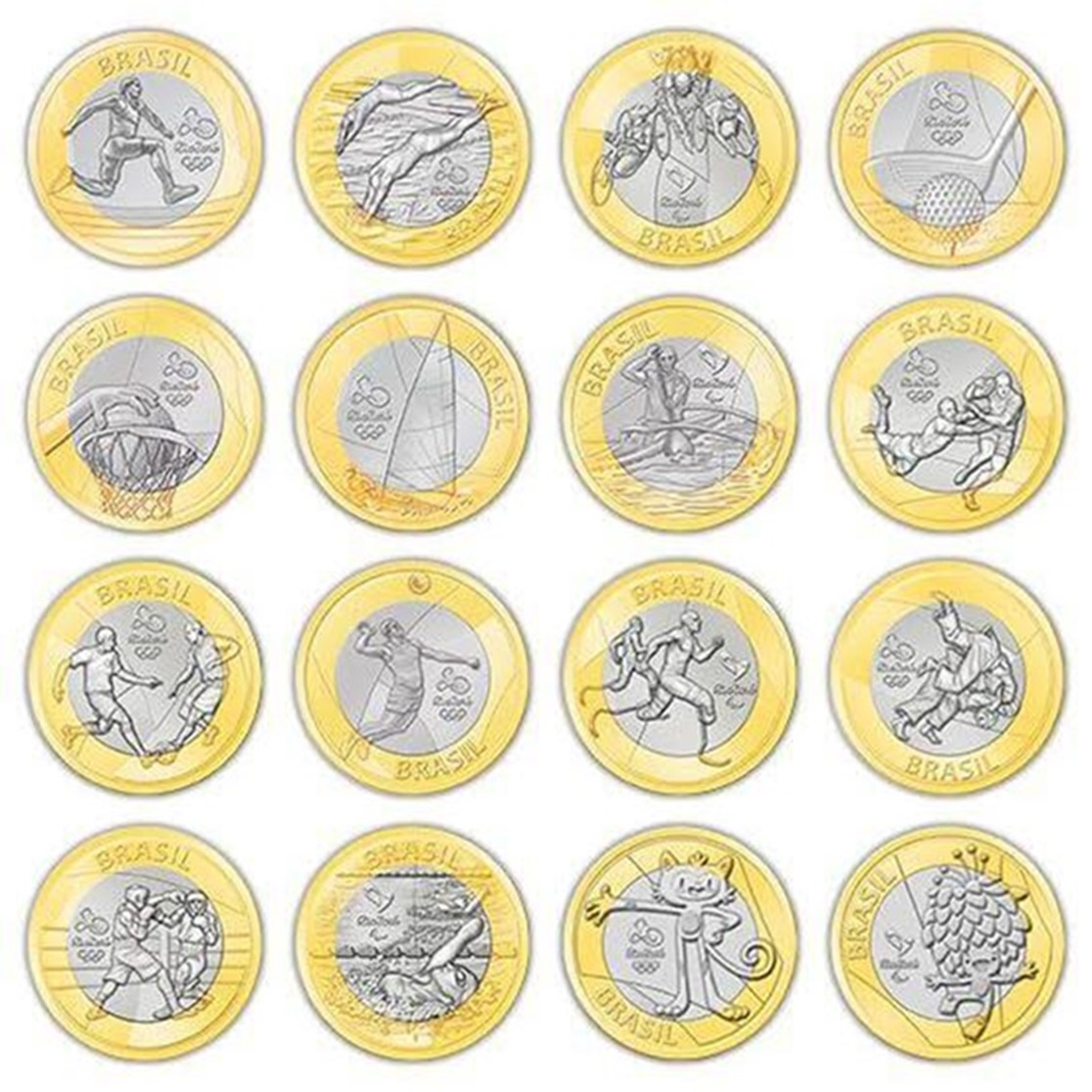 Descubra o quanto valem as moedas das Olimpíadas de 2016