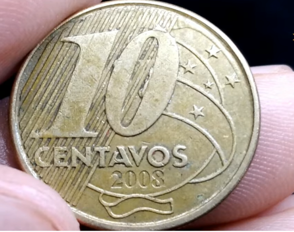 Você pode ter em casa: Descubra o valor surpreendente da MOEDA de 10 CENTAVOS de 2008 