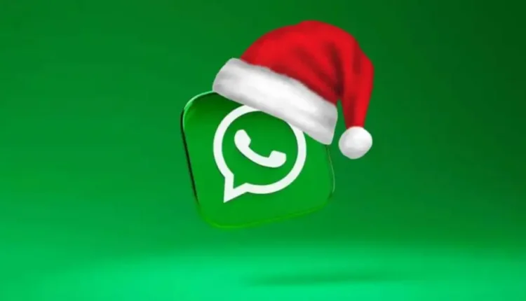 ‘Modo Natal’ no WhatsApp.