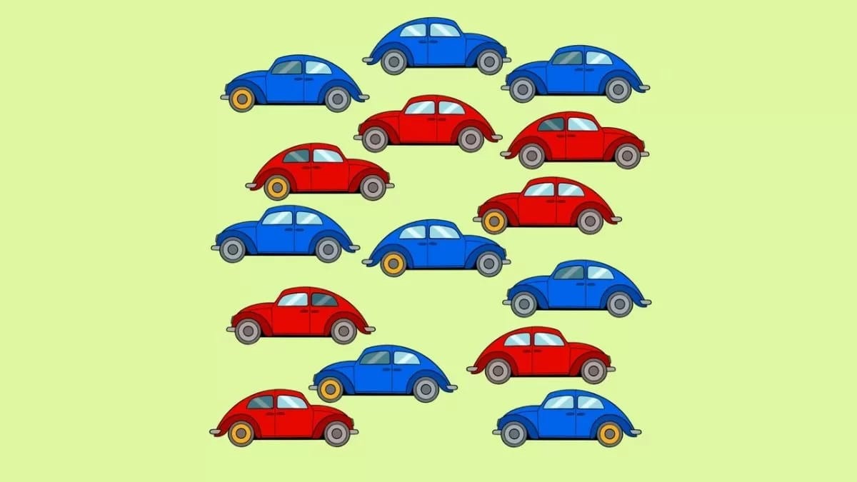 Teste de atenção! Encontre o único carro diferente em apenas 20 segundos e surpreenda a todos!