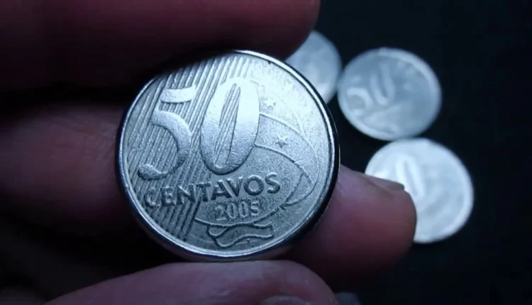 Essa simples moeda de 50 centavos pode valer até R$150,00!