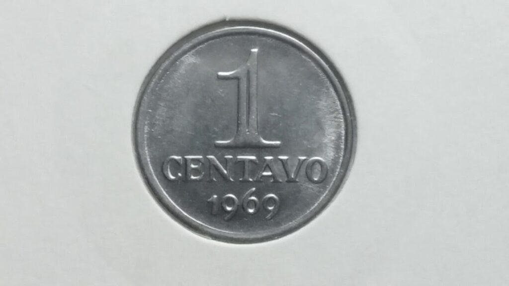 Esta é uma moeda de 1 centavo do ano de 1969. Imagem: Reprodução