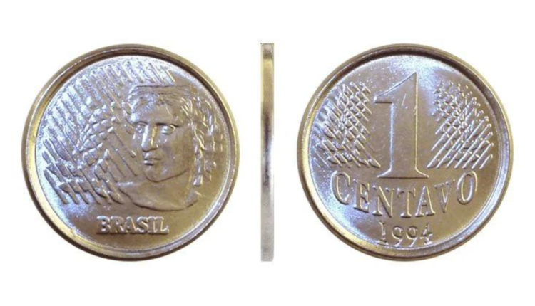 Cobiçada e valiosa: Essa Moeda de 1 CENTAVO de 1999 vale uma boa grana!