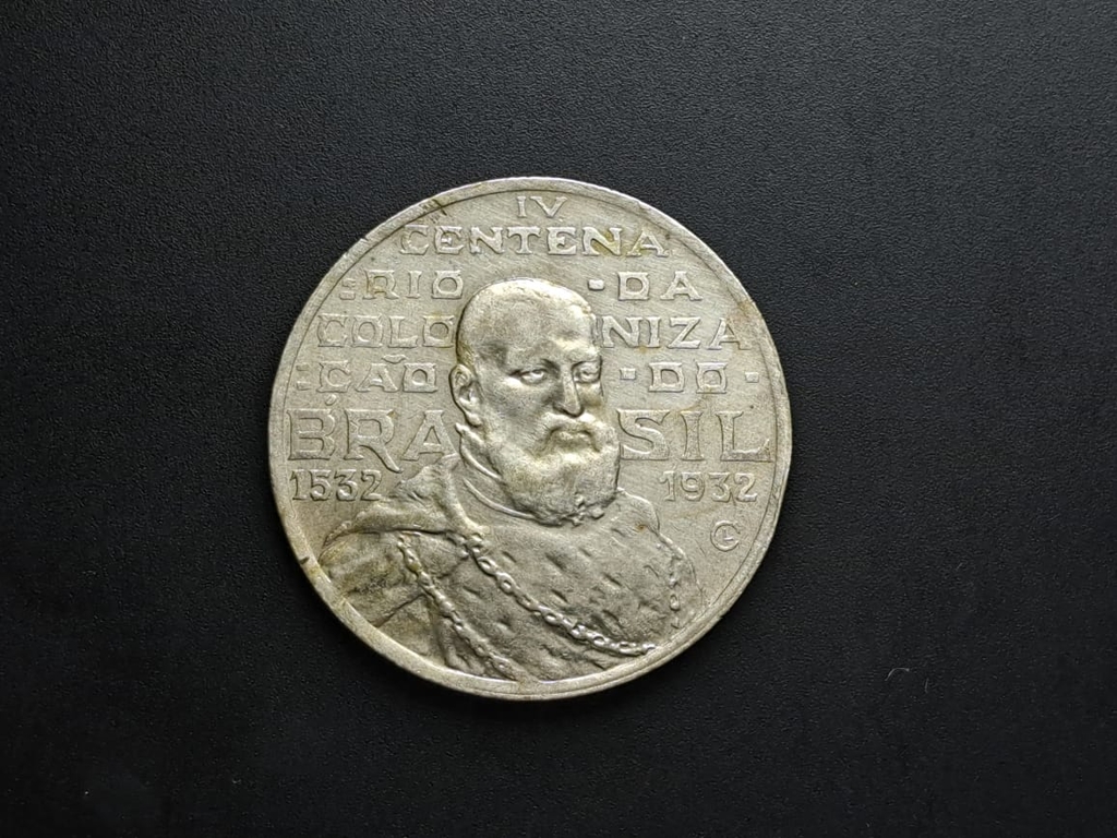 Esta é uma moeda de 2 mil réis do ano de 1932. Imagem: Reprodução