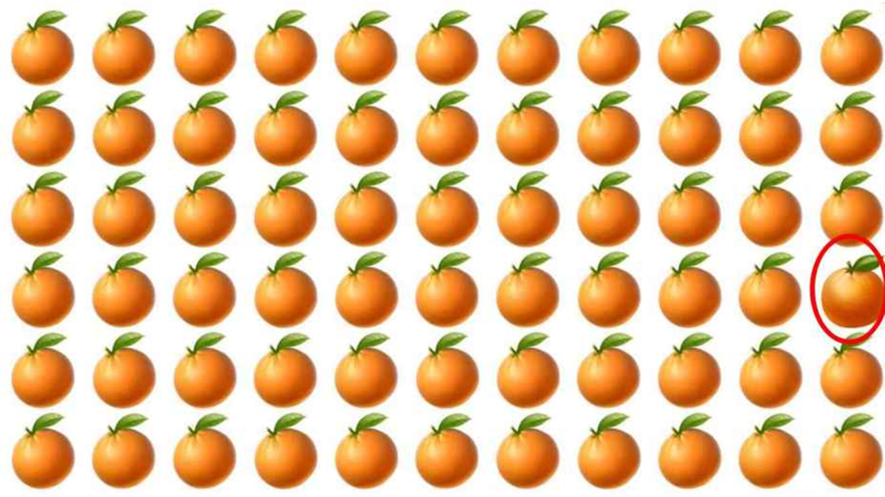 laranja diferente