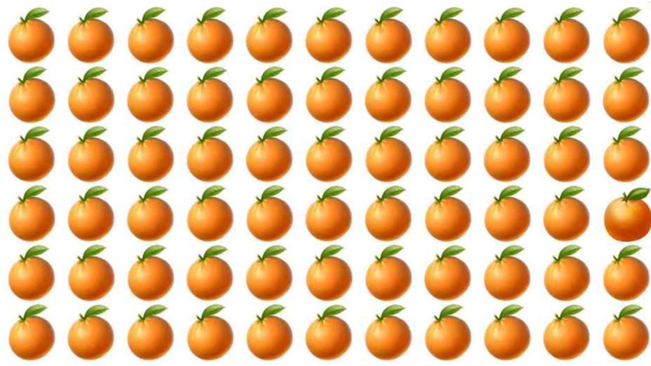 laranja diferente