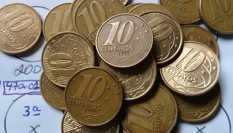 Moeda de 10 centavos pode valer MUITO se for DESTE ano específico; confira