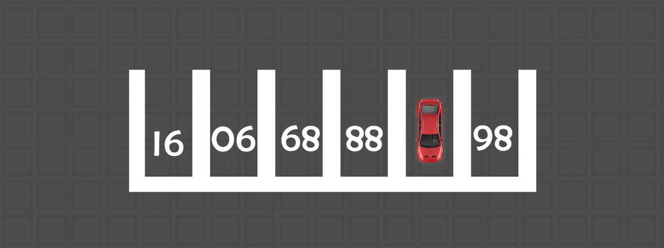 Teste de raciocínio lógico: qual é o número da sequência no estacionamento?