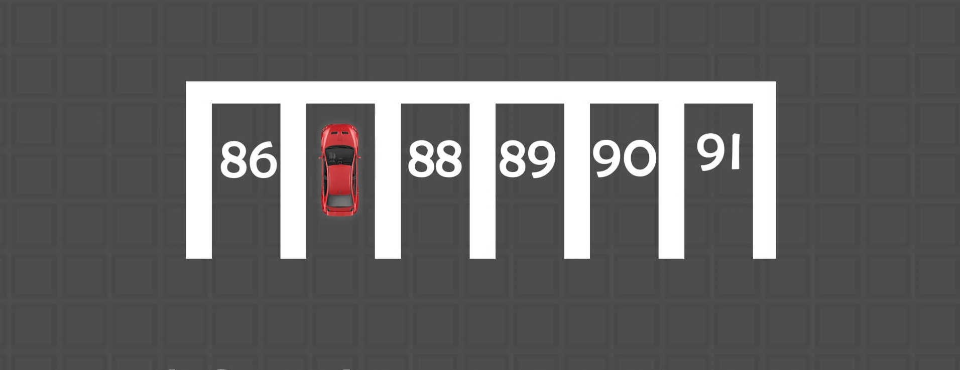 Teste de raciocínio lógico: qual é o número da sequência no estacionamento?