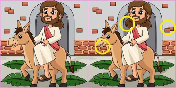 Desafio dos 3 erros: Encontre as diferenças entre as imagens de Jesus em 10 segundos!