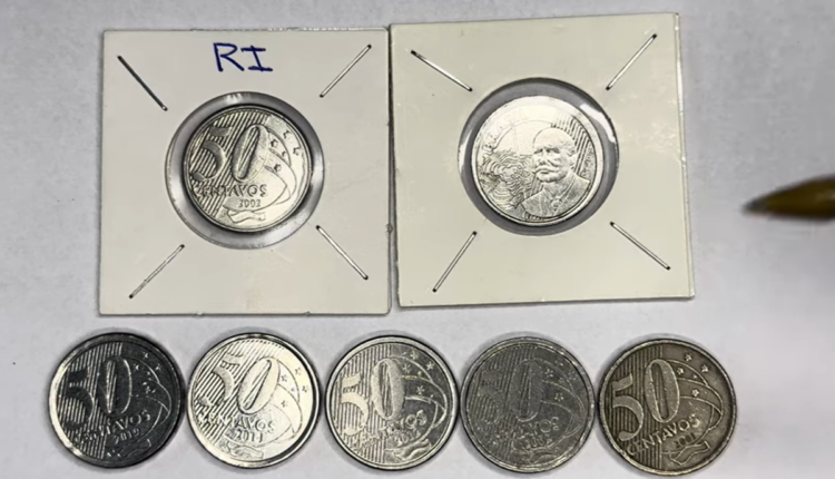 moedas raras 50 centavos