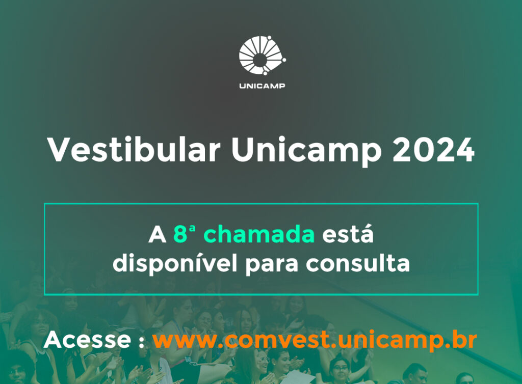 Unicamp divulga 8ª chamada do Vestibular 2024 nesta quinta (14