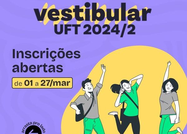 Vestibular UFT 2024/2