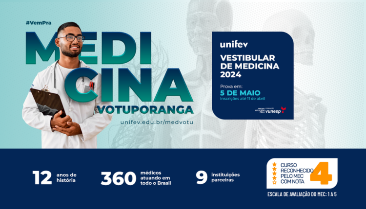 Vestibular de Medicina Unifev 2024/2