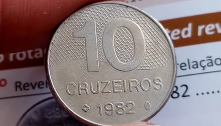 Encontrou a moeda de 10 cruzeiros de 1982? Veja quanto ela está valendo!