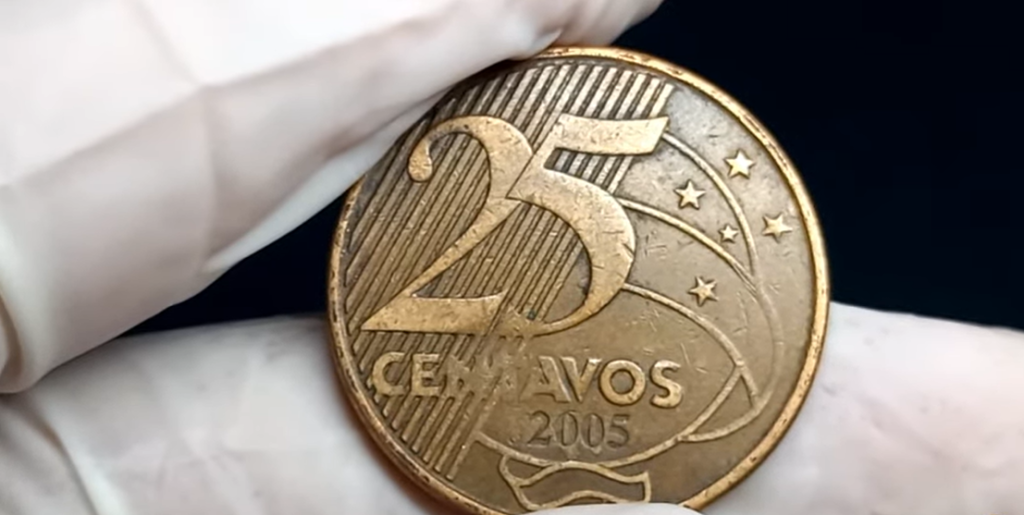 Essas três moedas de 25 centavos já valem R$ 360 em 2024