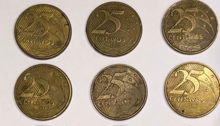 Venda e fature! Essas moedas de 25 Centavos pode ser vendidas por R$ 3.810,00