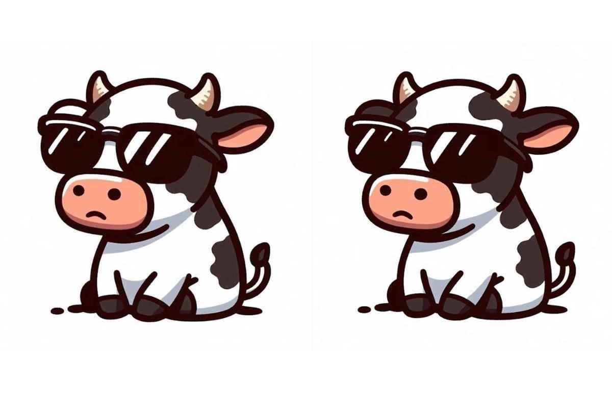 Encontre as diferenças entre as vacas. / Imagem: Youtube/Reprodução