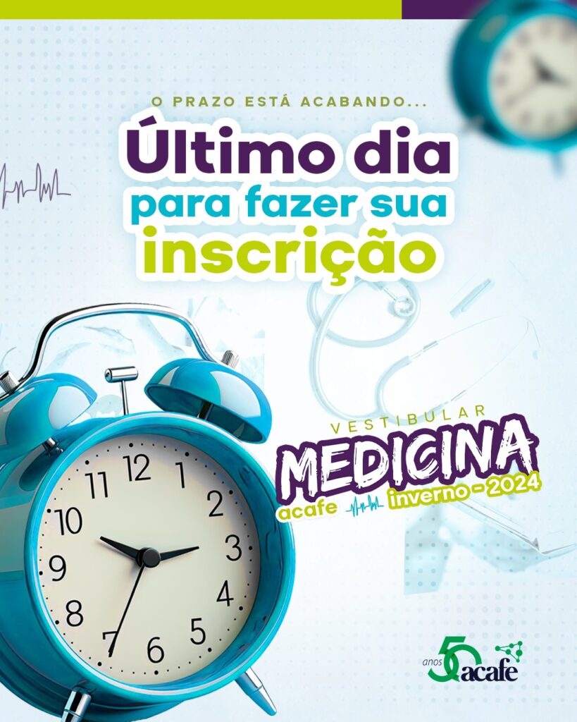 Sistema Acafe inscrições para Vestibular de Medicina 2024 terminam