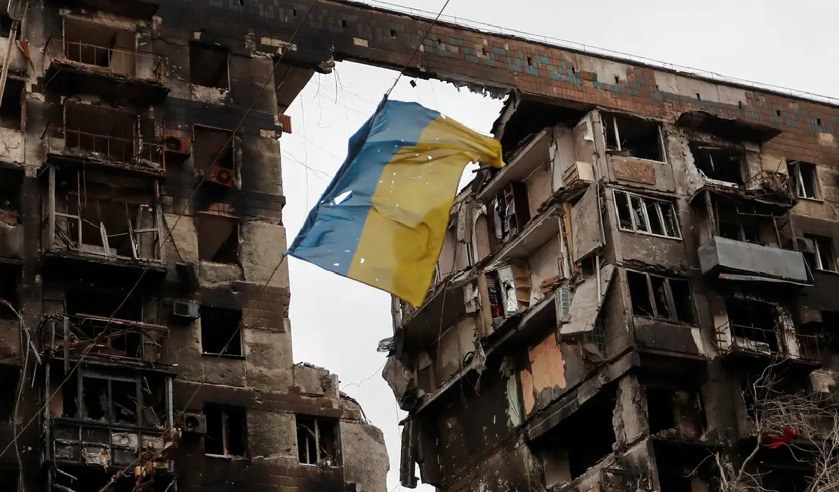 Destroços da Guerra na Ucrânia.