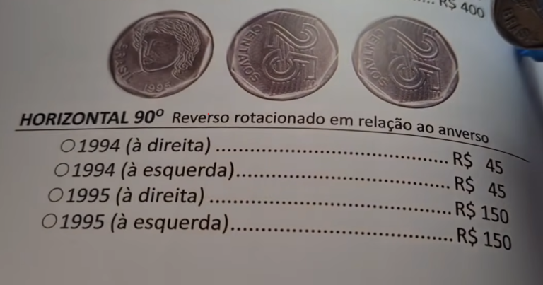 Estas moedas de 25 CENTAVOS valem CENTENAS DE REAIS