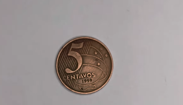 Quanto vale a moeda de 5 Centavos de 1999 com DEFEITO?