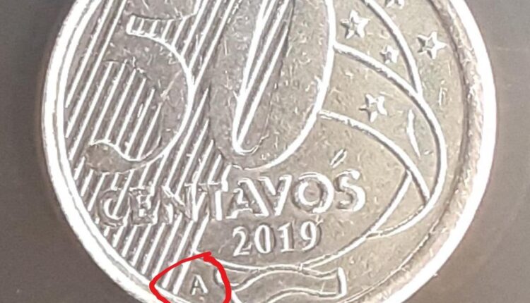 50 centavos Letra A