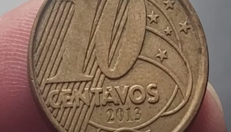 Moeda 10 centavos 2013