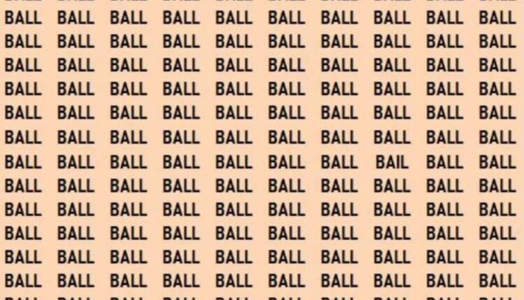 Encontre a palavra Bail neste desafio visual.