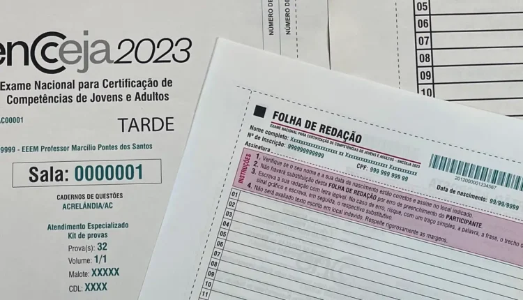 As provas do Encceja 2024 serão aplicadas no dia 25 de agosto. Imagem: Agência Brasil