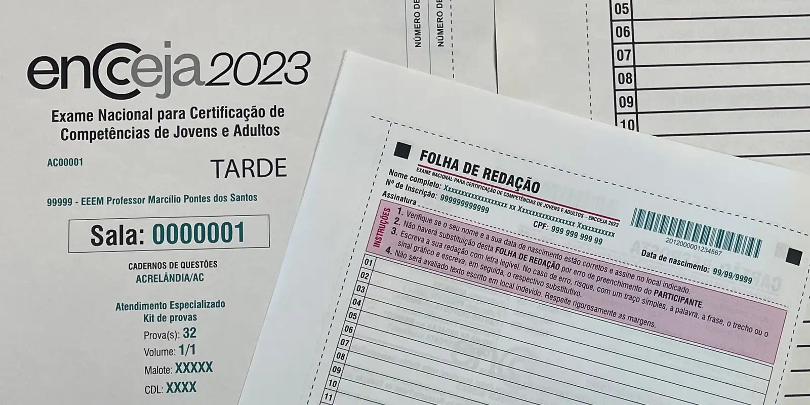 As provas do Encceja 2024 serão aplicadas no dia 25 de agosto. Imagem: Agência Brasil