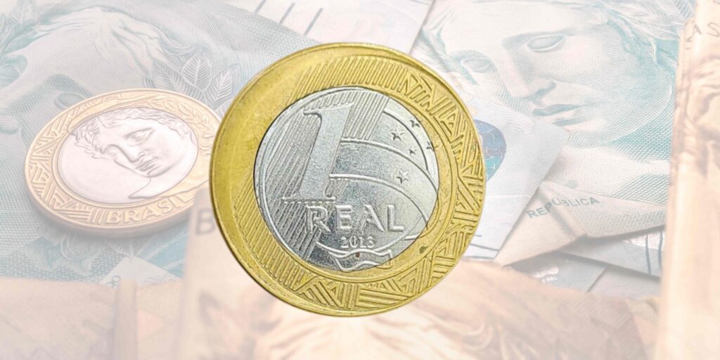 moeda de 1 real de 2013 