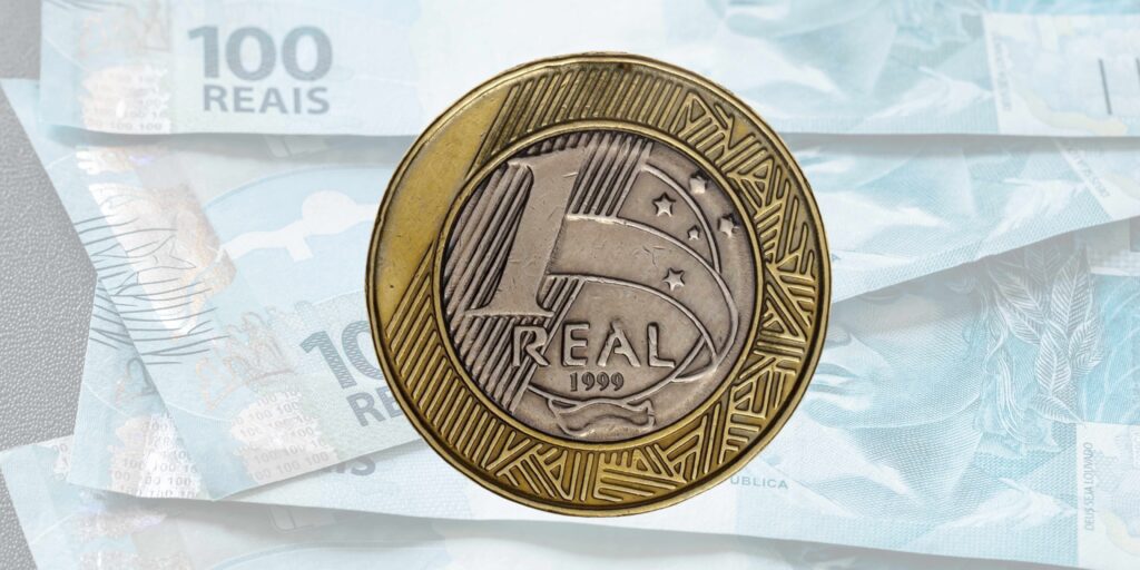 moeda de 1 real de 1999