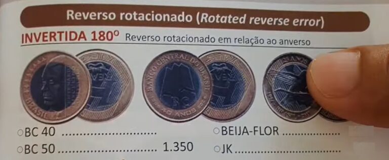 Você sabe qual moeda comemorativa de 1 real está valendo R$ 1.350?