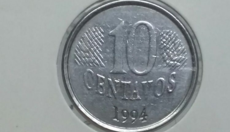 Moeda 10 centavos 1994