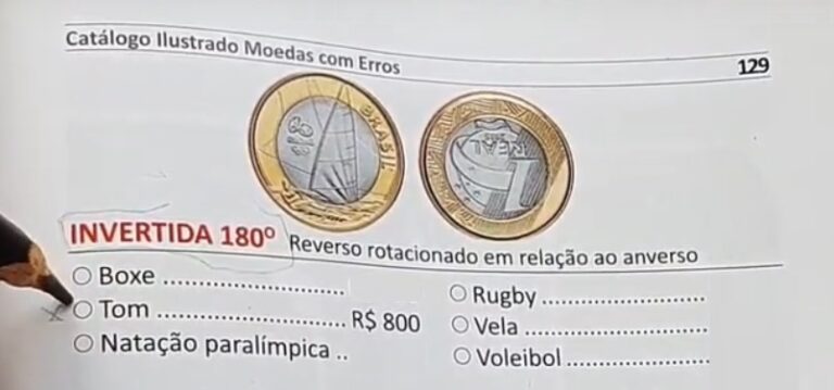 Você sabe por que esta moeda comemorativa de 1 Real vale R$ 800?