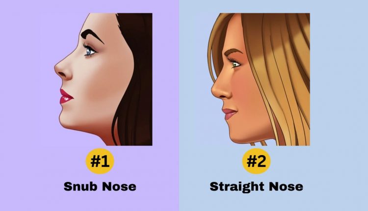 Teste de personalidade do nariz.