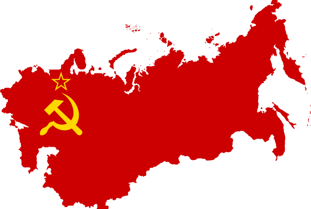 Map Flag of the Soviet Union