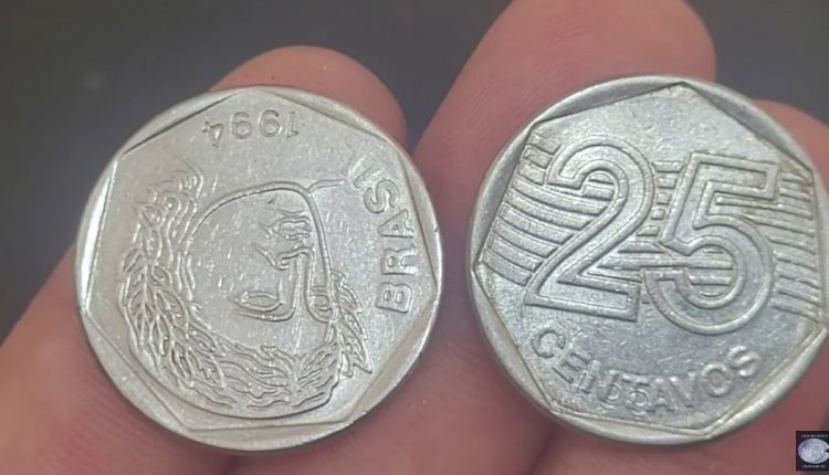 Moeda 25 centavos