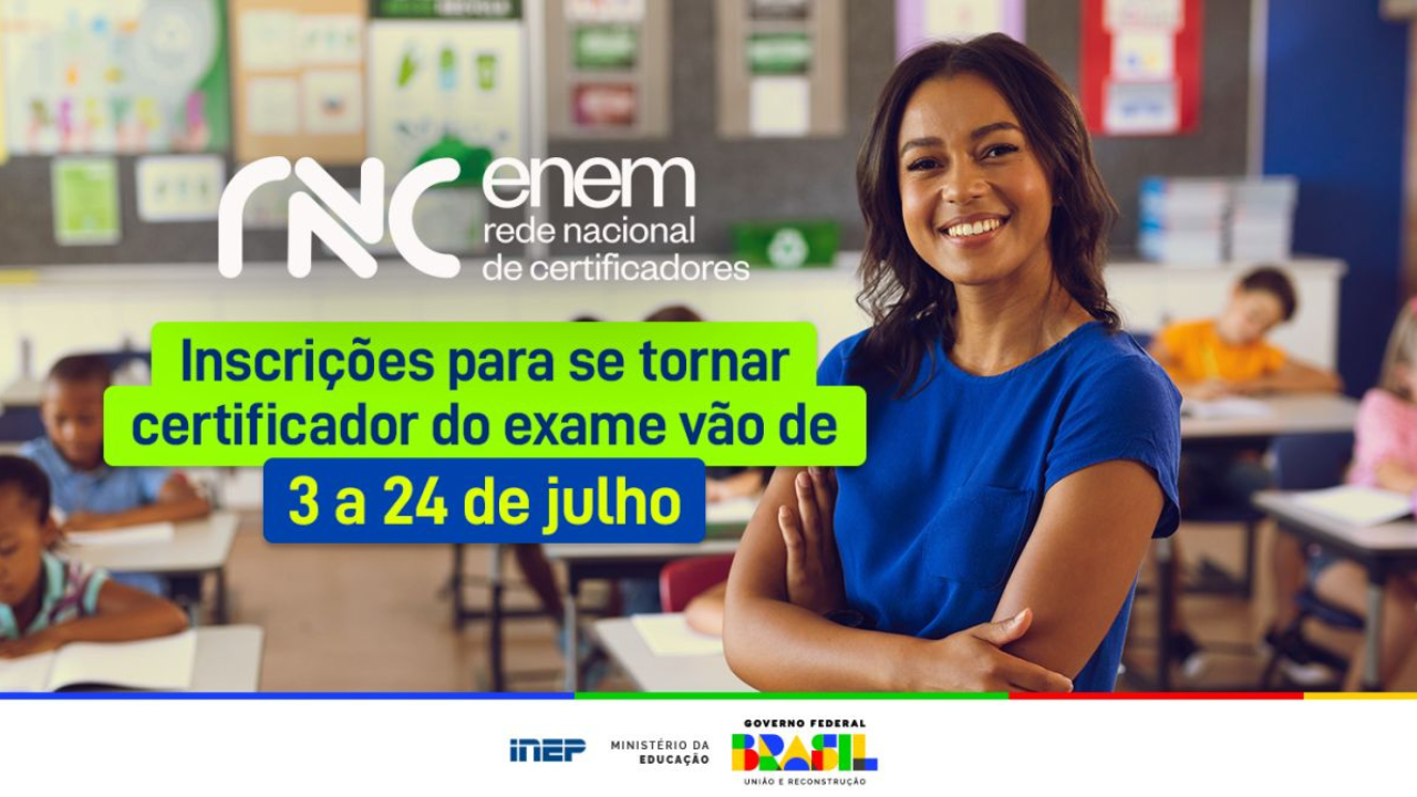 Os certificadores do Enem são treinados pelo Inep. Imagem: Reprodução