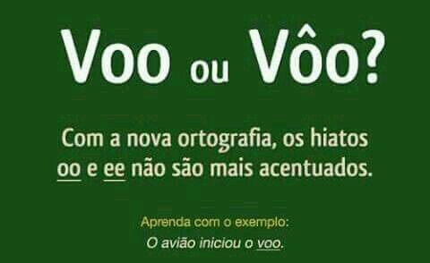 "Voo" ou "vôo"? Como escreve?