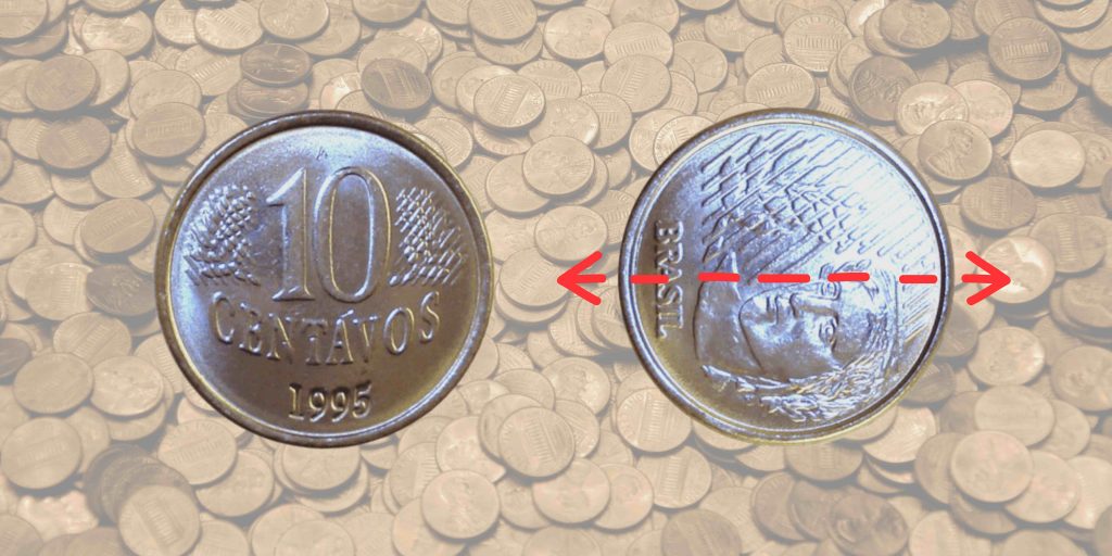 Moeda de 10 centavos de 1995