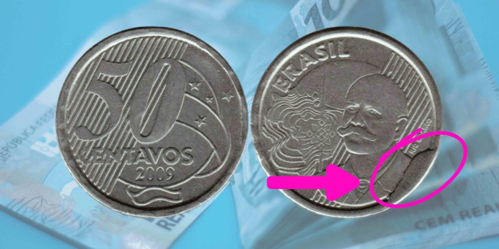 moeda de 50 centavos de 2009