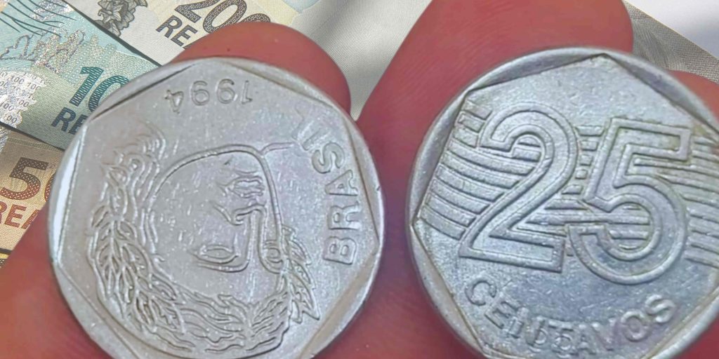 Moeda de 25 centavos de 1994