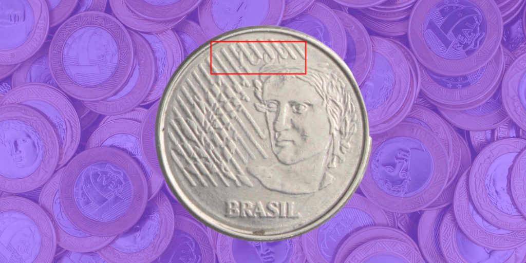 moeda de 10 centavos de 1997