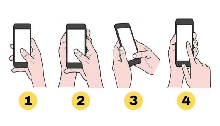 A forma de segurar o seu celular revela traços sobre você.