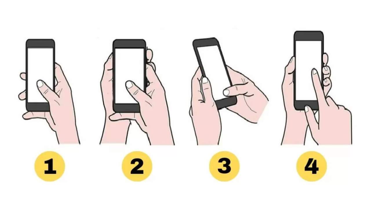 A forma de segurar o seu celular revela traços sobre você.