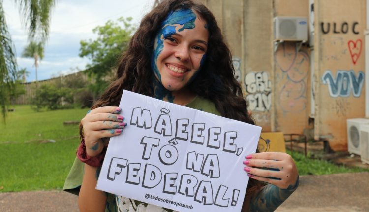 Foto de calouro/a da UnB. Imagem: Jornal de Brasília